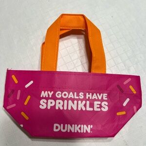 Pink and Orange Makeup Organizer Tote